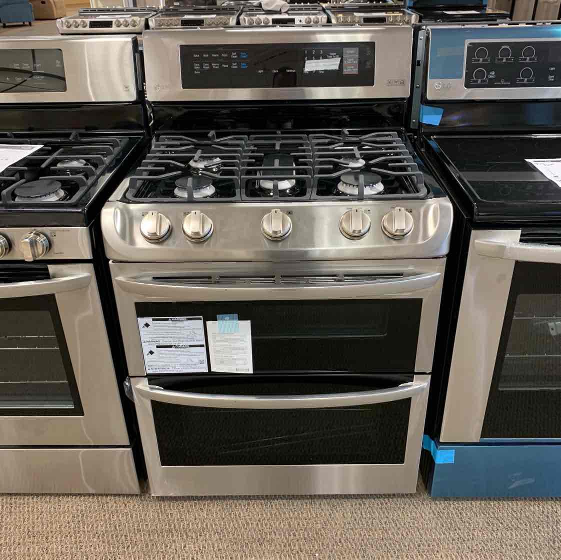 LG Gas Double Oven Range